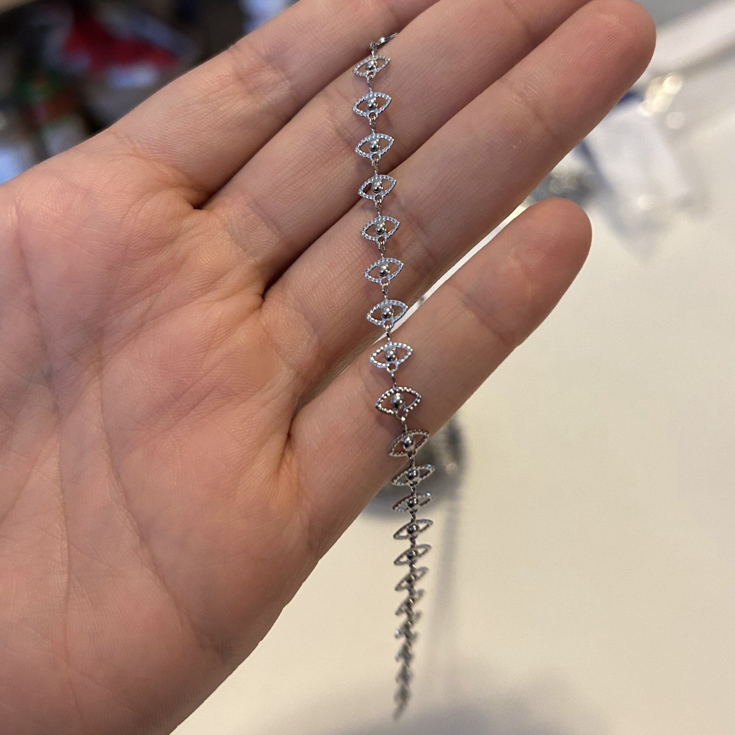 Tiny Evil Eye Bracelet