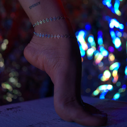 Tiny Evil Eye Anklet